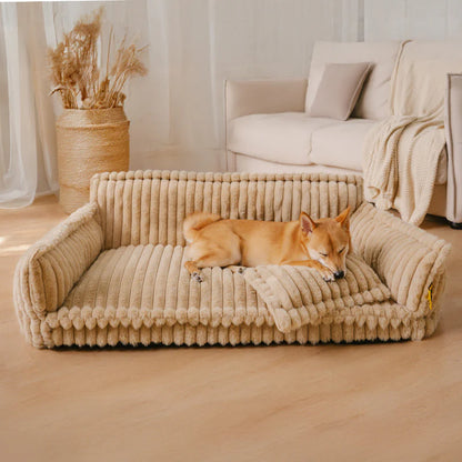 Fluffy Orthopaedic Soft Sofa Bed For Dogs- Snoozy Dream