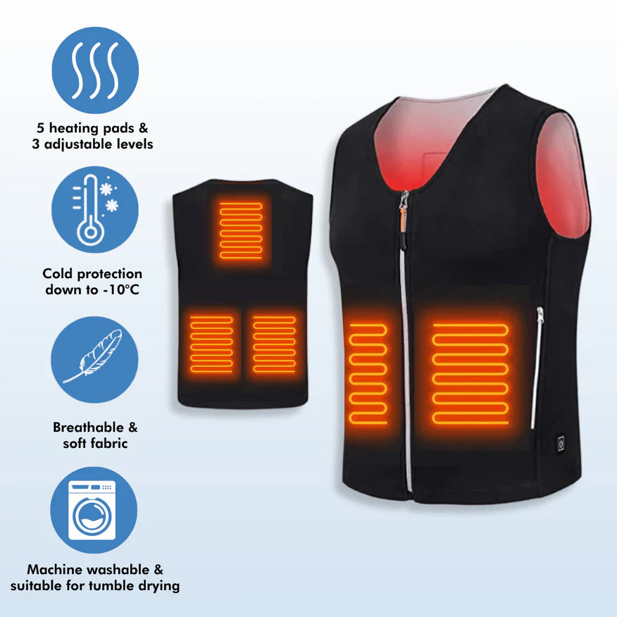 CozyBod™ - Heated Body Warmer Vest