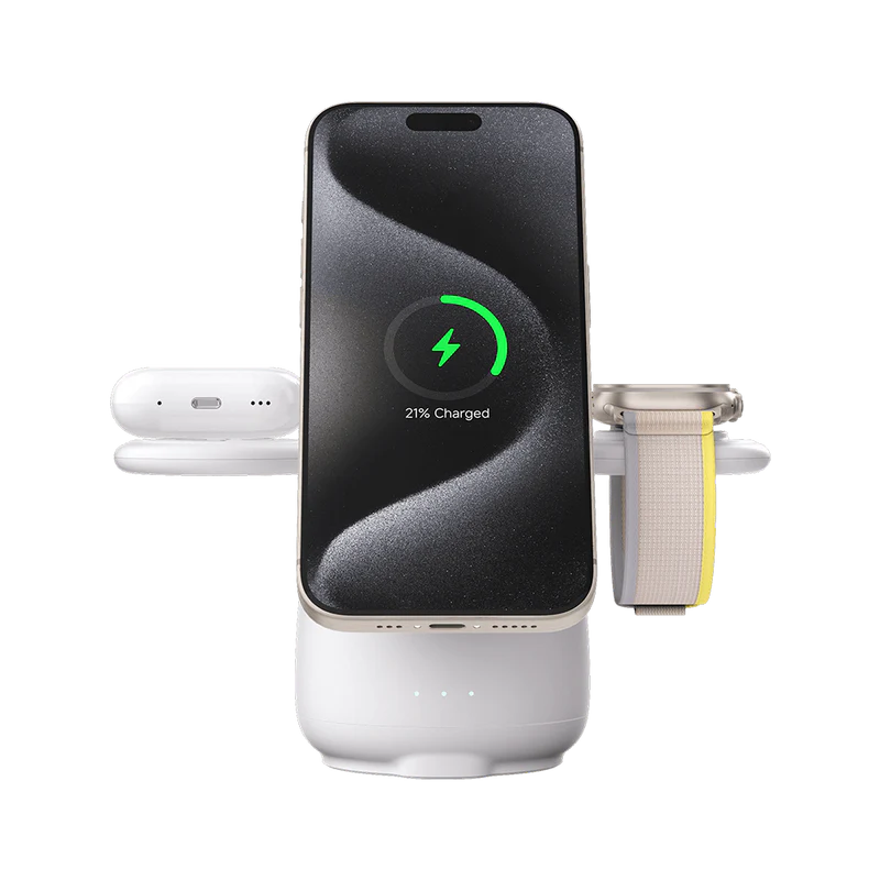 Elegant 3 in 1 Magnetic Wireless Charger for Apple