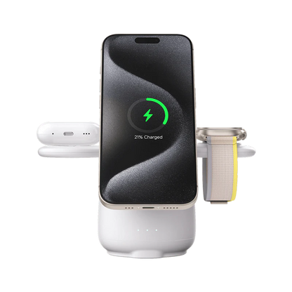 Elegant 3 in 1 Magnetic Wireless Charger for Apple